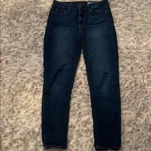 Dark wash high wasted jeggings